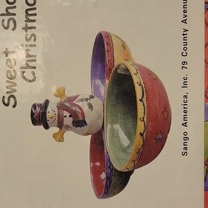 NWOT Sango Sweet Shop Christmas Serving Set